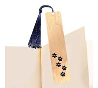 Wooden Bookmarks | Wooden Bookmark Labels with Companion Animal Theme,Lightweight Office Supplies for Library Use Study Daily Literary Events