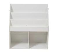 Wooden Bookshelf Bookcase Stand Kids 3 Tiers Bookcase Display Storage Shelf Rack