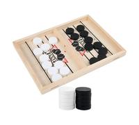 Wooden Bouncing Chess Adult Child Family Game Desktop Battle Board Parent-child Interactive Toy Table Hockey Games Wooden Bouncing Chess