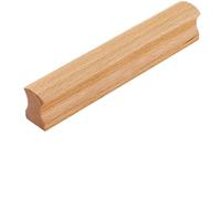 Wooden Bow Cabinet Handles Round Wood Pull, length 132mm, length 132mm