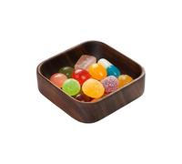 Wooden Bowls,Square Serving Container For Nuts And Snacks In The Kitchen,Wooden Bowl For Nuts | For Appetizers Dips Sauces Desserts Fruits Condiments