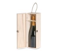 Wooden box for 1,5 liter MAGNUM bottle in solid pine wood