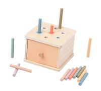 Wooden Box for Object Permanence, Sorting Toy for Kids, Stick Box