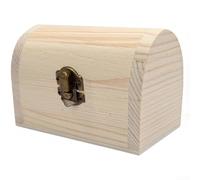 Wooden Box Set Featuring Arched Construction for Clay Modeling Painting Blanks Jewelry Organization Smooth for Custom Finishing (9 * 5.3 * 6CM)