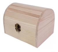 Wooden Box Set Featuring Arched Construction for Clay Modeling Painting Blanks Jewelry Organization Smooth for Custom Finishing (16 * 12.2 * 11.5cm)