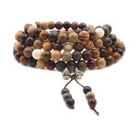 Wooden Bracelets,8MM Tibetan Wooden Bead 108 Beads Prayer Lama Buddhist Buddha/Necklace