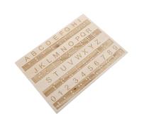 Wooden Braille Alphabet Tracing Board Essential Educational Tool for Beginners Tactile Learning Resource for Blind Engaging Braille Learning Experience