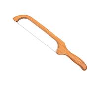 Wooden Bread Bow Knife, Cherry (16') - Serrated Sourdough Cutter for Homemade Bagels, Baguettes and More - Right-Handed, Cuts Thin, Even Slices - Premium Stainless Steel