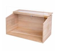 Wooden Breeding Enclosure Cage For Hamsters And Reptiles With Ventilated Side Panels And Acrylic Top Opening Suitable For Home Breeding Areas And, 60 40 40cm