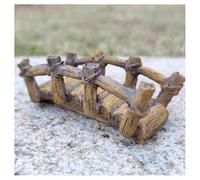 Wooden Bridge Sand Tray Prop for Therapy Decorative Resin Garden Bridge Model Psychological Play Set in Home and Garden