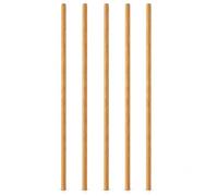 Wooden Broom Handle Stick Pole for Floor Mop Handle Brush Broom 4ft (48 inches) Long x 15/16" (23/24mm) Diameter Long Wooden Sticks for Rake, Hoe or Broom (15/16" (23/24mm), PACK OF 5)