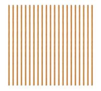 Wooden Broom Handle Stick Pole for Floor Mop Handle Brush Broom 4ft (48 inches) Long x 15/16" (23/24mm) Diameter Long Wooden Sticks for Rake, Hoe or Broom (15/16" (23/24mm), PACK OF 50)