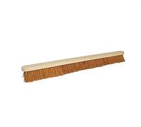 Wooden Broom Head Soft Coco Stiff Bassine Bristles Brush Floor Cleaning Sweeping (900mm/36", Soft Coco)