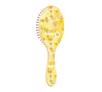 Wooden Brush Paddle Hair Wood For Message Honeybees Flowers