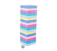 Wooden Building Block Sensory Stacking Toy Balancing Block Set Fine Motor Skill Training Toy Tumble Tower Party Props Stacking Game For Children
