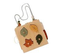 Wooden Building Blocks, Bead Sequencing Set, Sorting Blocks Educational Learning Game, STEM Toy for Activity Set for Ages 1-3 Boy Girl Preschool Kids Home Travel Outdoor Table Daycare Family