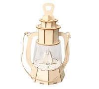 Wooden Building Kit - 7.68 Inch Assembly Lantern Puzzle Game | Science Technology Wooden Model, Model Building Craft Kits for Students, Boy Girls, Youth and Home Party Playrooms