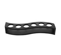 Wooden Bullet Cup Holder Wine Cup Storage Rack for Ktv Bars | Black Finish, Wooden Build, Practical Drying Support, Fits Wine Cups, Home Kitchen Organization