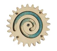 Wooden Busy Board Accessory for Toddler Early Teaching Practical Skills Blue, Medium Gear Hourglass