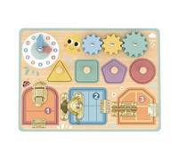 Wooden Busy Board, Electronic Learning Toy, Age 3+, 67g