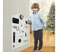 Wooden Busy Montessori Learning Board - Early Education Activity Game Board for Toddlers, Great Secret Santa Gifts for Girls or for Boys.