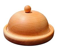 Wooden Butter Dish - Stylish Decoration Modern Kitchen Serving Dish Cheese 18 cm