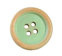 Wooden Buttons 11mm/12mm/15mm/20mm Wooden Button Men and Women Clothes Button, Light Green, 12mm-10pcs(11mm)