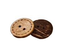 Wooden Buttons 9mm/10mm/11mm/12.5mm/15mm/18mm/20mm/23mm/25mm Buttons Wooden Clothes Button, Type 2, 10mm-20pcs(11mm)