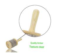 Wooden Cabasa Preschool Teaching Tool Lightweight Hand Shaker Instrument for Creates Rhythmic Sounds for Music Therapy and Classroom Activities
