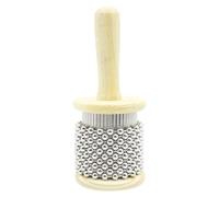 Wooden cabasaa Instrument - Beaded Cylinder Shaker, Percussion Rhythm | Handheld Musical Noise Rattle Device, Handle Sound Maker for Classroom Band Orchestra Ensemble Choir therapyy Studio Performers