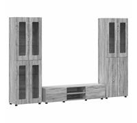 Wooden Cabinet Engineered Wood Modern Furniture Storage Cabinet vidaXL