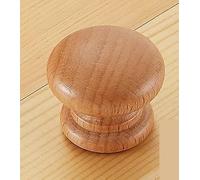 Wooden Cabinet Handles, Drawer Pull Handles,Log Wood Knobs,Wooden Drawer Knobs,2 pcs Wardrobe Handle Pulls Bow Shaped Handle Log Handle Wooden Handle Cupboard Handle with Mounting Screws (Single Hole)