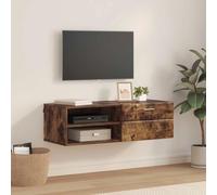 Wooden Cabinet Smoked Oak 100.5 x 39 x 30 cm Brown Engineered Wood