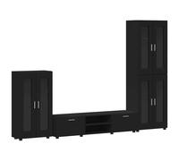 Wooden Cabinet with Storage Engineered Wood Modern Furniture Stylish vidaXL