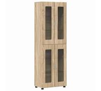 Wooden Cabinet with Shelf with Storage Engineered Wood Modern Furniture vidaXL