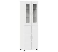 Wooden Cabinet with Shelf with Storage Engineered Wood Modern Furniture vidaXL
