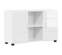 Wooden Cabinet with Storage Engineered Wood Modern Furniture Stylish vidaXL