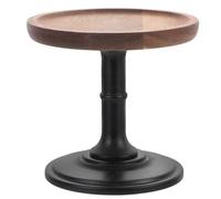 Wooden Cake Display Holder for Party Snacks and Dessert Table Brown