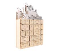 Wooden Calendar 30 LED with Countdown Lights, Days Ramadan