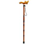 Wooden Cane Beech Crutches Old People Non-Slip Sticks s Faucets Walking Sticks/D Anniversary (B)