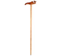 Wooden Cane Mahogany Crested Crutches Solid Wood Walking Stick Old Man Cane Walker Non-Slip Alpenstock,A It's so kind of you