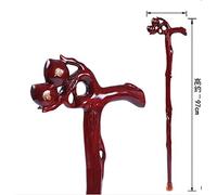 Wooden Cane Solid Walking Stick Crutches are Polished and The Handle is Comfortable Pure Natural Wood waxing Without Any Paint Crafts Hand-Processed for Elderly, Seniors