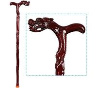 Wooden Cane Solid Walking Stick Wooden Cane Faucet Walking Stick Redwood Old Man Crutches Wood Carving Birthday Gifts Sticks for Elderly, Seniors