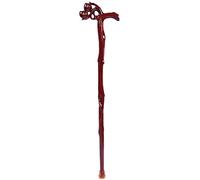 Wooden Cane Solid Walking Stick Wooden Cane Rosewood Faucet Crutches Old People Sticks Walking Sticks s Gifts for Elderly, Seniors