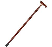 Wooden Cane Walking Stick Solid Wood Engraving Faucet Handle Walking Stick Old Man Crutches WoodenCanes for Men and Women