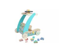 Wooden Car Activity Walker with Blocks