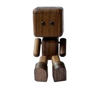 Wooden Car Dashboard Decorator Waving Legs - Air Freshener and Office Decoration - 6 x 3.7 cm Lightweight (40 g) Version with/without Lid - Gift Idea