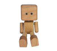 Wooden Car Dashboard Decorator Waving Legs - Air Freshener and Office Decoration - 6 x 3.7 cm Lightweight (40 g) Version with/without Lid - Gift Idea
