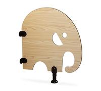 Wooden Cartoon Privacy Screen - Maximum Privacy Wood Divider for Kindergarten Toilets, Urinal Partition Protection Screen for Children