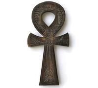 Wooden carved Ankh Symbol Hieroglyph, Key of Life